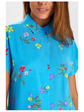 Numph - Nupayana Sleeveless Shirt Bonnie Blue