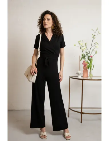 Very Cherry - Emmylou Jumpsuit Black Tricot Deluxe