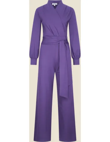 Very Cherry - Emmylou Jumpsuit Purple Tricot
