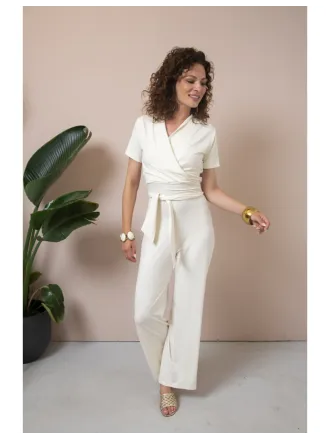 Very Cherry - Emmylou Jumpsuit Ecru Tricot Deluxe