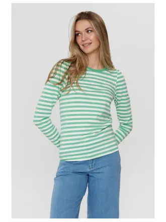 Nümph - Nudizzy T-shirt Stripe Green