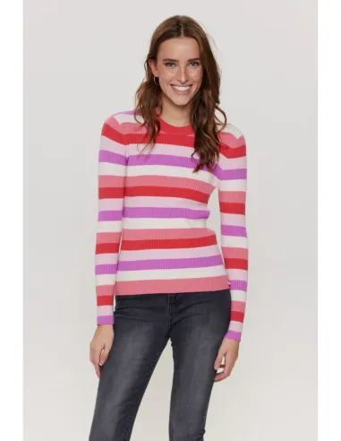 Nümph - Nuberry Striped Pullover Teaberry