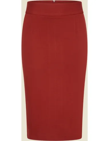 Very Cherry - Classic Pencil Skirt Red Punty