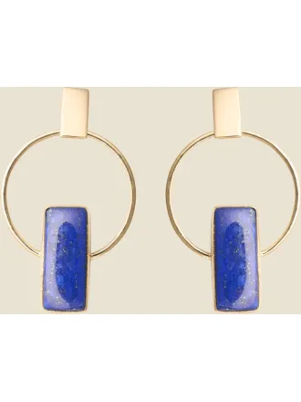 Very Cherry - Modern Days Earring Lapis Lazuli