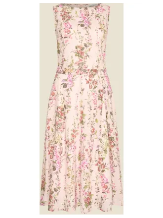 Amelie Dress Plumeti Pink Flowers