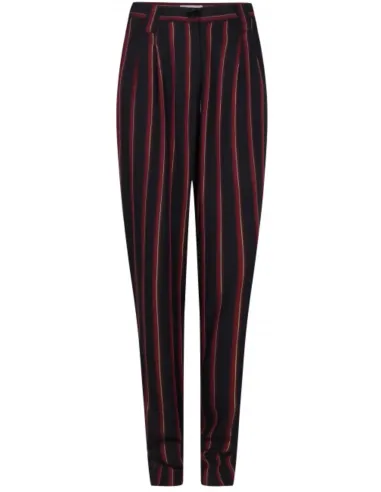 -50% High Waist Trousers Lurex Stripes