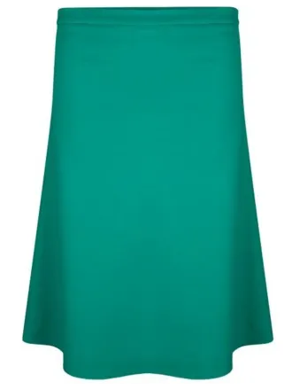 Very Cherry - A-line skirt Green Punty