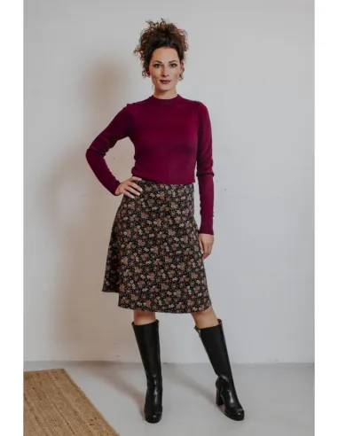 Very Cherry - A-Line Skirt Corduroy Antonia