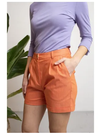 Very Cherry - Shorts Delfino Denim Orange