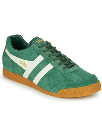 Gola - Harrier Sneakers Suede Evergreen/OffWhite